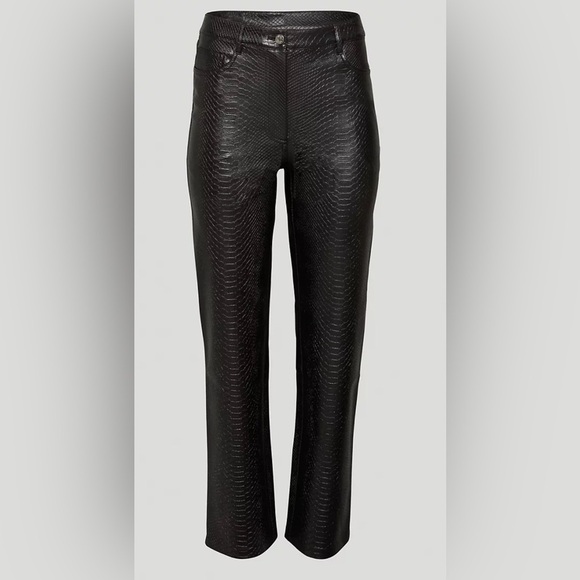 BABATON LEATHER SNAKESKIN PANTS - Picture 5 of 5
